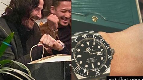 keanu reeves rolex gift|Rolex submariners John Wick 4.